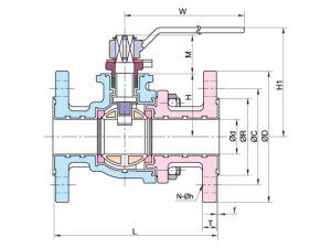 LINED BALL VALVE